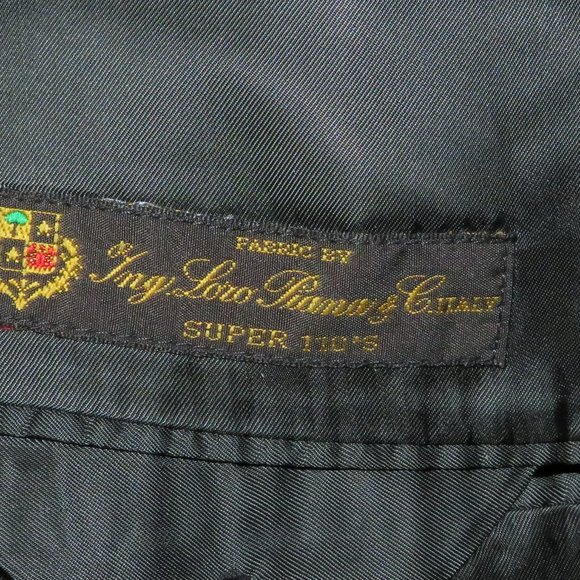 Brooks Brothers x Isaia Loro Piana Charcoal Striped Two Button Suit 40R - Picture 14 of 15